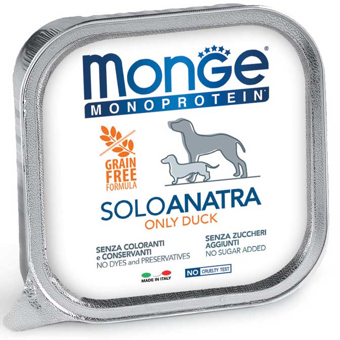 Natural Superpremium Monoprotein Paté Solo Anatra