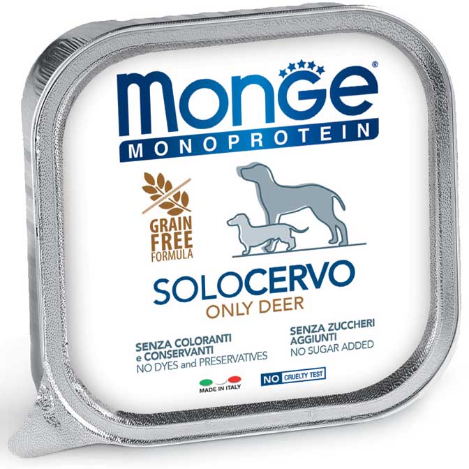 Natural Superpremium Monoprotein Paté Solo Cervo