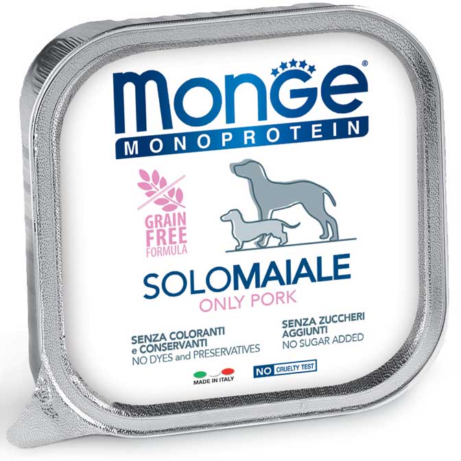 Natural Superpremium Monoprotein Paté Solo Maiale
