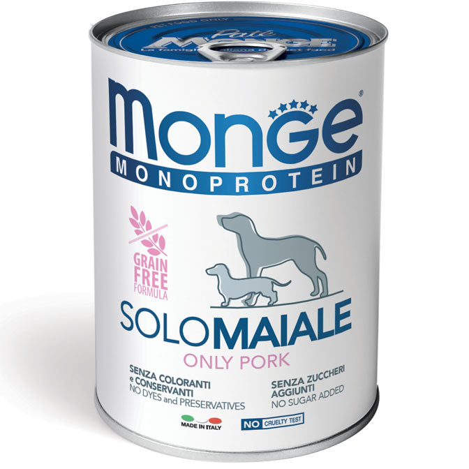 Natural Superpremium Monoprotein Paté Solo Maiale