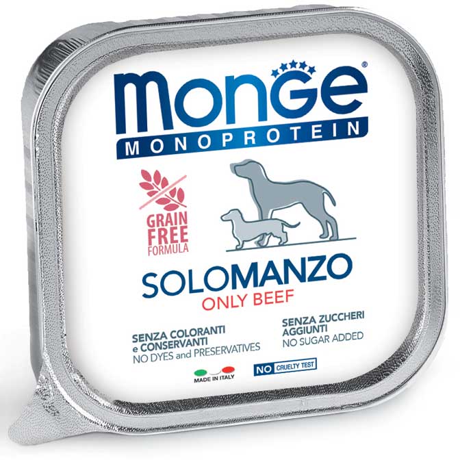 Natural Superpremium Monoprotein Paté Solo Manzo