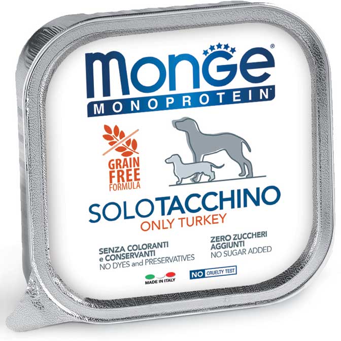 Natural Superpremium Monoprotein Paté Solo Tacchino