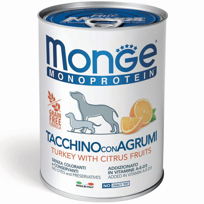 Natural Superpremium Monoprotein Paté Tacchino con Agrumi