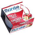 Monge Fruits Adult Pezzetti di Pollo con Mela – Cibo Umido Naturale per Gatti Adulti