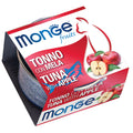 Monge Fruits Adult Pezzetti di Tonno con Mela – Cibo Umido Gatti Adulti