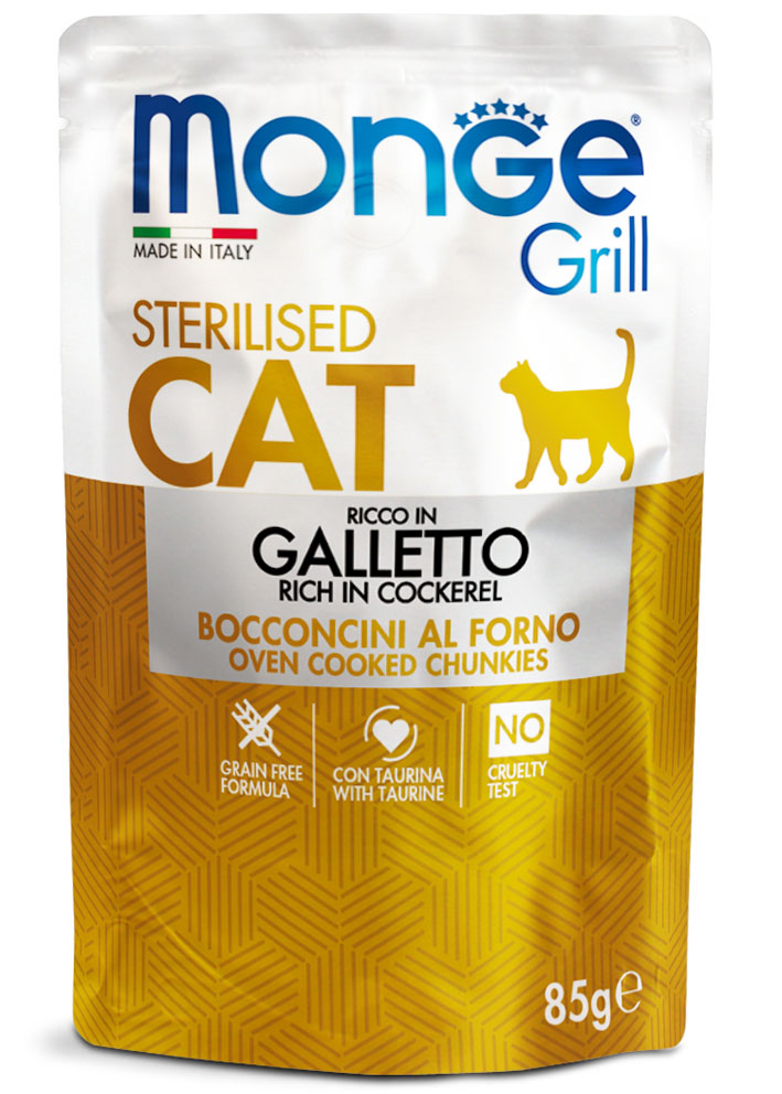 Monge Grill – Bocconcini in Jelly Ricco in Galletto 85g