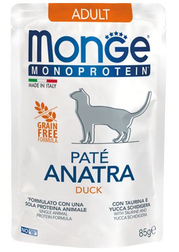 Monge Natural Superpremium Monoprotein – Paté Anatra 85g